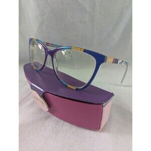Mattisse Peru V 56 Purple Eyeglass Frames Glasses 57-17-142 Vintage Italy w Case